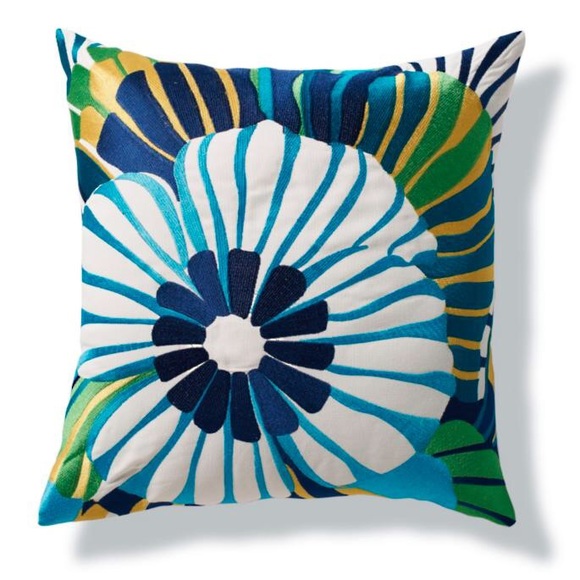 Trina Turk Other - Trina Turk Blue Sea Floral PillowNWT